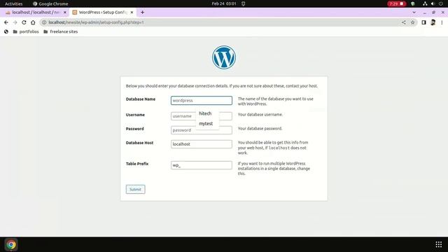 How to install WordPress in Linux / Ubuntu 22 XAMPP / Localhost Website / Web Development Tutorial смотреть онлайн