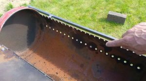 Мангал из пропановского балона.