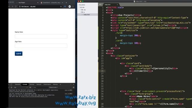 Prediction Application Project in Vuejs | Vuejs for beginners | Download Vuejs project смотреть онлайн