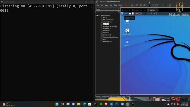 Hacking a linux computer //:reverse SHELL (MYfirst Hack) смотреть онлайн