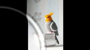Попугайчик вязаный крючком/Crochet parrot