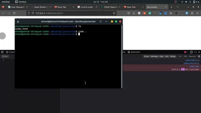 JavaScript Crash Course for Beginners - Part 2: printing hello world | Java script 2 смотреть онлайн