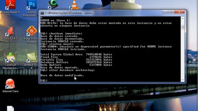 BD modo archive log смотреть онлайн