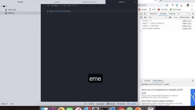 Array.prototype.forEach()-JavaScript Functions-ES6/ECMA2015/JavaScript 2019/JS смотреть онлайн