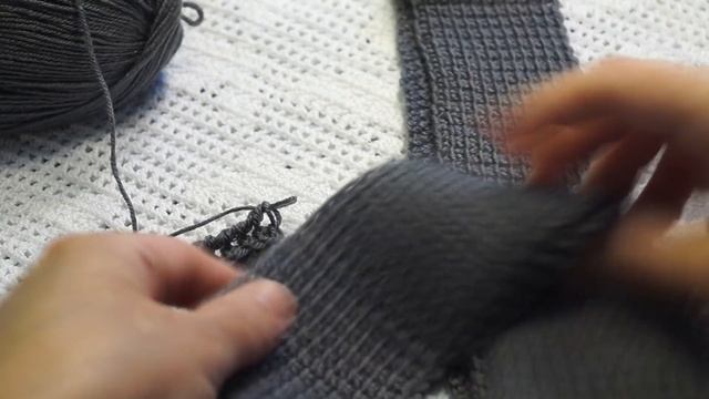 Жилет из тунисских лент ,Crochet vest with Tunisian crochet( В № 79) смотреть онлайн