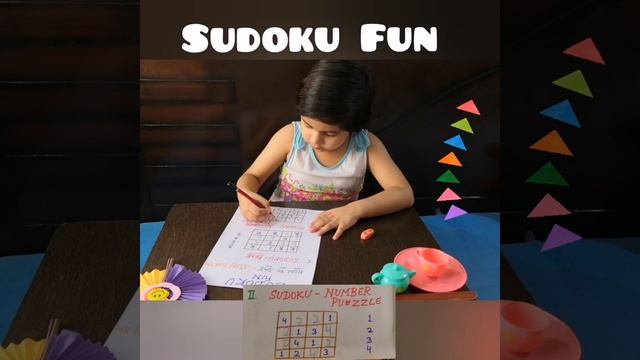 How to solve Letters, Numbers, Shapes Sudoku? | SUDOKU for Kids | Simple 4 X 4 Sudoku Puzzles | смотреть онлайн