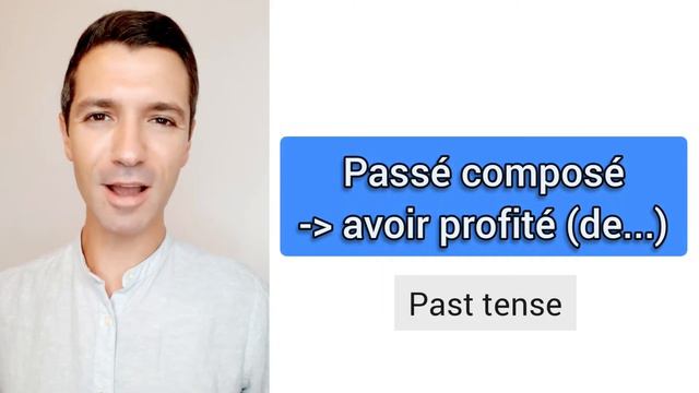 CONJUGAISON FRANÇAISE | Présent, passé composé et futur simple du verbe PROFITER ⁉️ смотреть онлайн