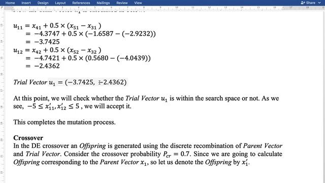 Working Example of Differential Evolution (DE) Algorithm смотреть онлайн