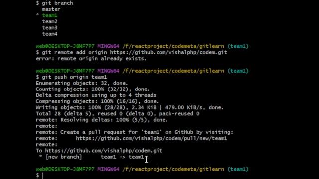 Git Push Command | Git Bash Tutorial | Git Commands | Move Files To Github смотреть онлайн