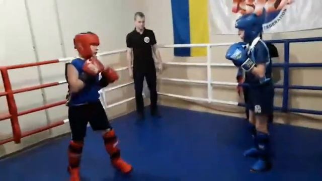 Двинянин А. VS Кононенко Данил. К-1 (лайт). Чемпионат Краматорска ISKA смотреть онлайн