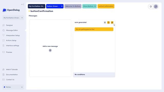 Creating Messages & Buttons | Build A Simple Button-Driven Bot #5 смотреть онлайн