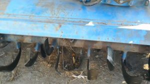 Замена ножей на фрезе минитрактора Iseki