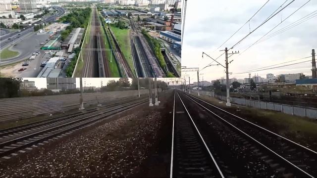 В кабине машиниста: экскурсия по МЦД-3 Митьковская ветка - Ипподром (совместно с @777MetrofanatRZD) смотреть онлайн