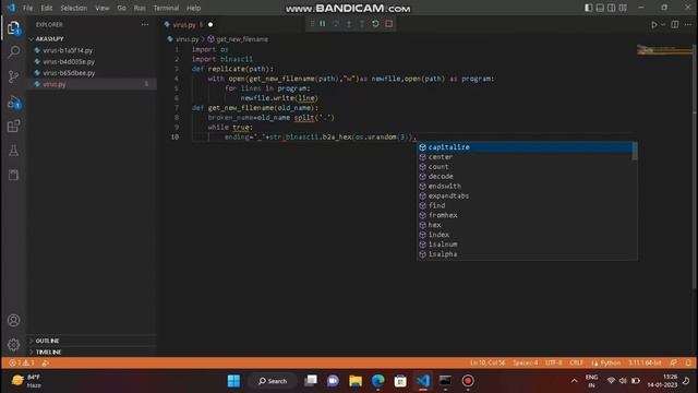 ASMR CODIND VIDEO(#python) HOW TO MAKE VIRUS..NO TALKING. смотреть онлайн