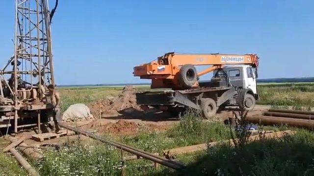 Проработка скважины перед установкой кондуктора, важная часть процесса в строительстве скважины. смотреть онлайн