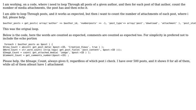 Wordpress: How to Loop Through all Posts and Count Attachments using Get Media Attachments? смотреть онлайн