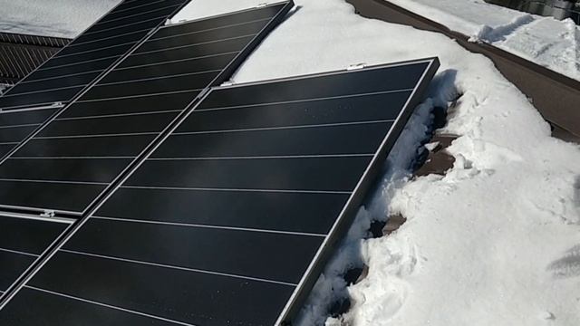 солнечные панели, снег, эффективность, Латвия