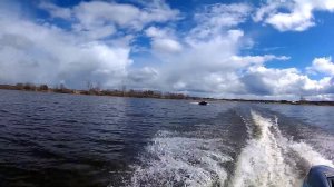 Весенний тест драйв лодочного мотора Mikatsu 9 9 л с На лодке Аэро 340 нднд