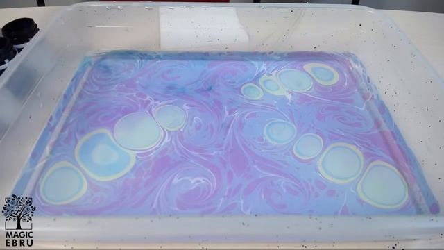 Magic EBRU Урок № 2 Рисуем на воде 'Перья павлина' смотреть онлайн