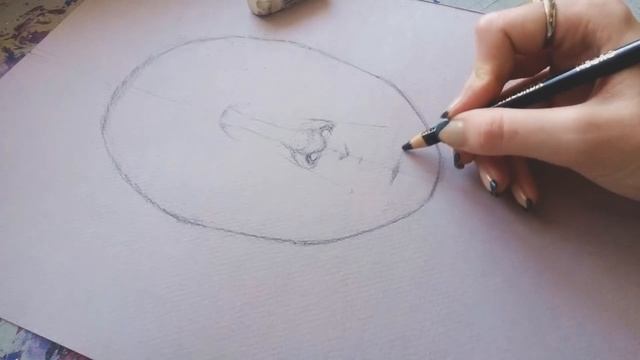 Туториал по рисунку/ скетч/ как нарисовать портрет карандашом| how to draw a portrait смотреть онлайн