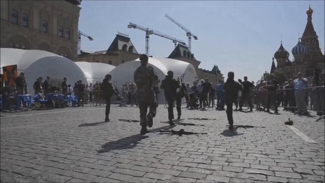 1.06.13 Учебная Сотня МАБУТА.РФ Красная Площадь Девятый форум ГТО смотреть онлайн