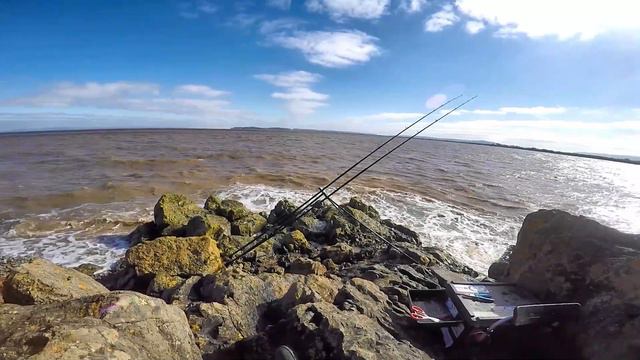 Sea Fishing for Cod and Bass - MOD - Bristol Channel, Weston-super-Mare, Somerset, UK смотреть онлайн