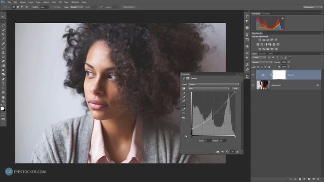 Color Grading With Curves in Photoshop смотреть онлайн