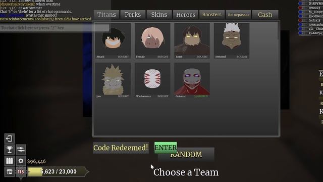 ALL Current Codes! Titan Warfare [IN DESCRIPTION] смотреть онлайн
