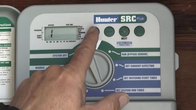 How To Program A Hunter SRC Plus Sprinkler Timer смотреть онлайн