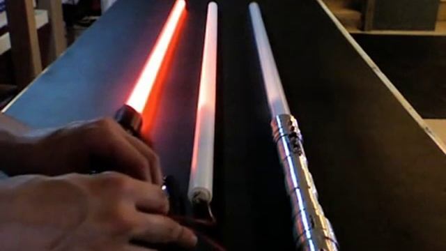 RGB Red vs. Ladder LED Red vs. Makoto Green Lightsabers смотреть онлайн