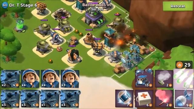 Boom Beach Dr. T AKA Terror 1-6 30th December Tank-medics смотреть онлайн