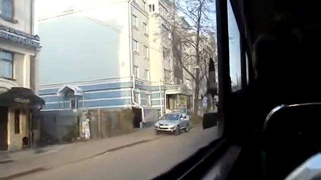 Трамвай №2 улица Бутлерова, Казань, 2008-10-26. Фото из трамвая ЛМ-93 MOV04723 смотреть онлайн
