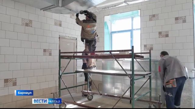 В барнаульском селе Власиха продолжается возведение пристроя к школе № 98 смотреть онлайн
