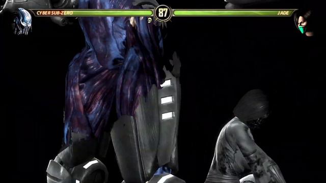 mortal kombat komplete edition gameplay cyber sub zero vs jade смотреть онлайн