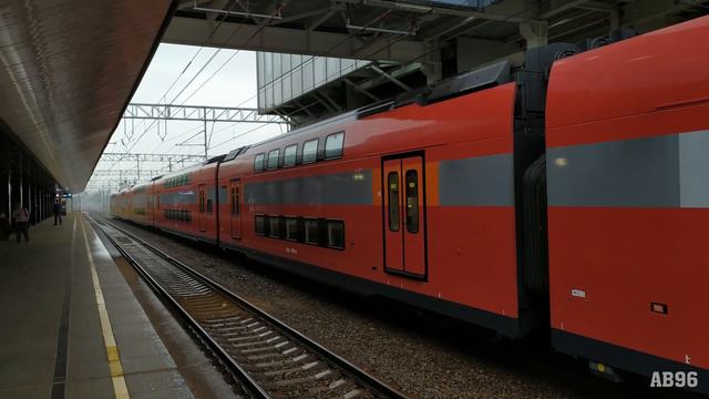 Электропоезд ЭШ2-006 на станции Сетунь (МЦД-1) смотреть онлайн