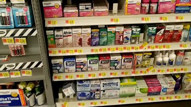 Волмарт Часть2. Витамины, лекарства, косметика, товары для дома