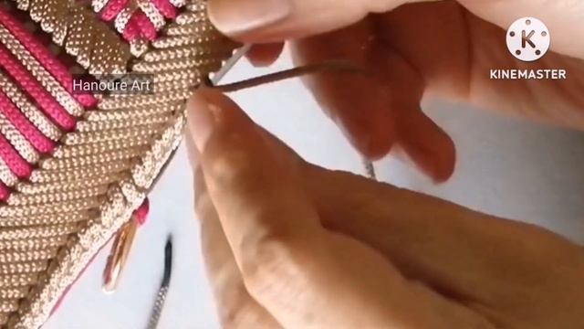 plastic canvas bag new style - Handmade bag tutorial - part 4 - pyramid stitch #diy смотреть онлайн