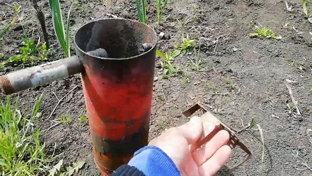 Каптильня холодного копчения из металлических бочек своими руками. Коптим сало на даче. смотреть онлайн