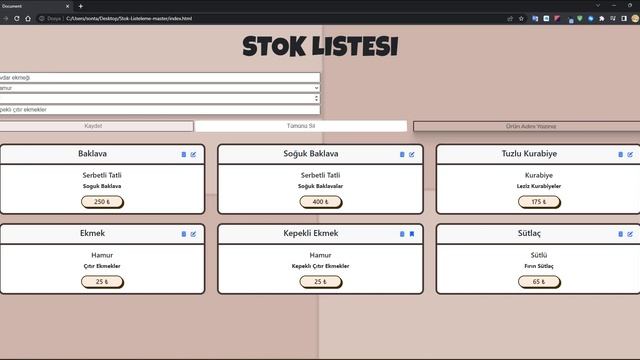 JavaScript Stok Listeleme Projesi - JavaScript To Do List - JavaScript Project - HTML5 - CSS3 смотреть онлайн