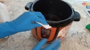 Чистка мультиварки парогенератором