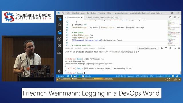 PowerShell+ 2019 - Logging in a DevOps world by Friedrich Weinmann смотреть онлайн