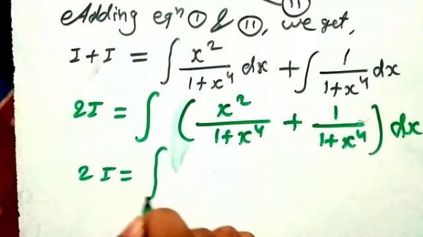 Integration of x square upon one plus x to the power 4 | Integrate x^2/1+x^4 |