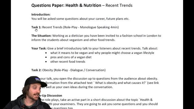 Demonstration exams - Health & Nutrition - Zentralmatura Deutsch September 2019 #33 смотреть онлайн