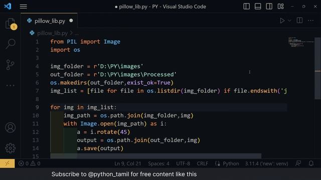 Python Tutorial Chapter 16 - venv, pillow and auto-py-to-exe in Tamil смотреть онлайн