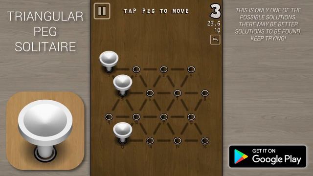 Triangular Peg Solitaire - Solutions #6 - #10 смотреть онлайн