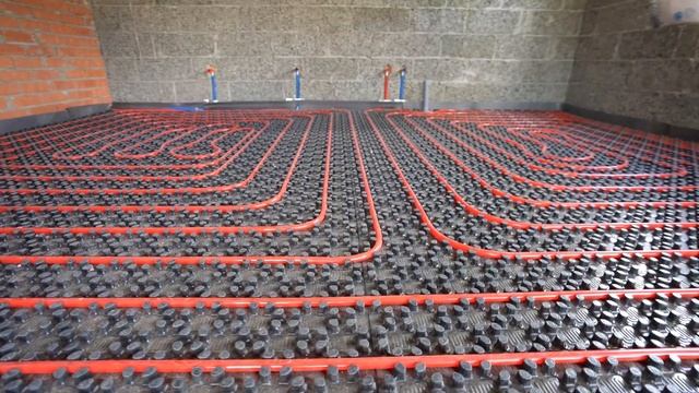 Монтаж Теплого Пола в доме 160 м2