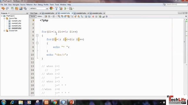 Star Patterns in PHP | Triangle Pattern example tutorials in hindi Part 19 смотреть онлайн