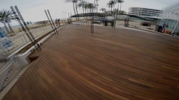 Wood Master. Шлифовка террасной доски IPE