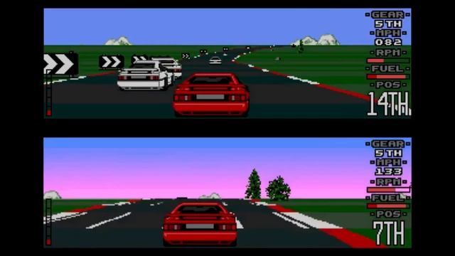 Lotus Esprit Turbo Challenge - Atari ST vs Atari STE смотреть онлайн