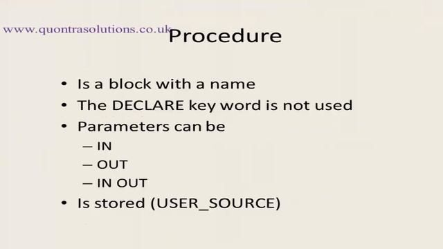 Introduction to PL SQL Online Training Classes part 3 смотреть онлайн